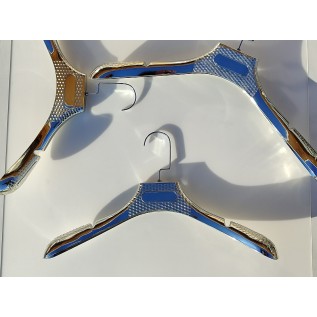 Вішалка-плечики з широким плечем 39,5х4,3см (хромовані)